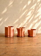 Set of 3 Terra Cotta Planters