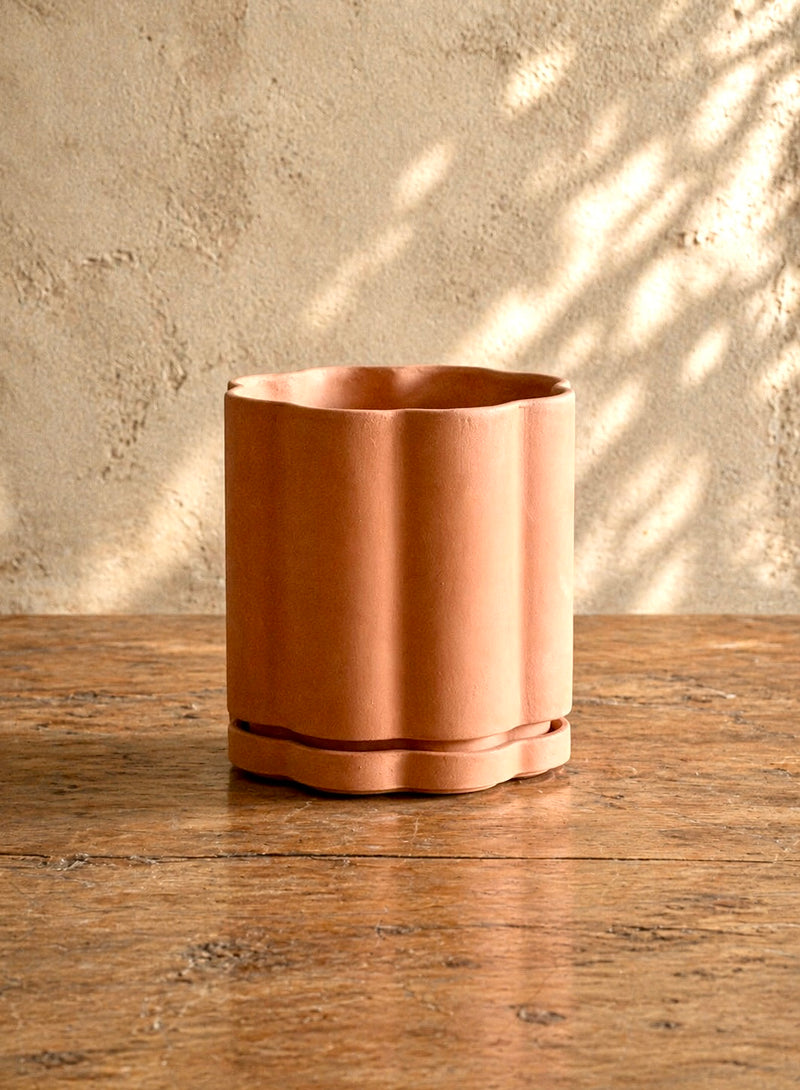 Set of 3 Terra Cotta Planters